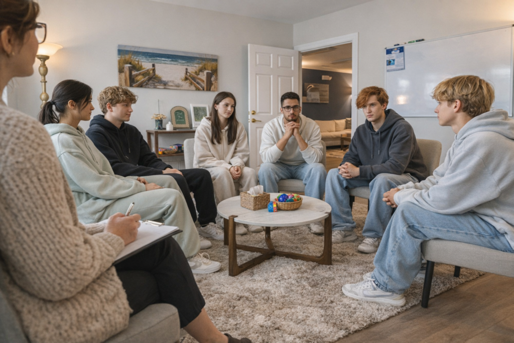 Group therapy for teens in Holly Springs